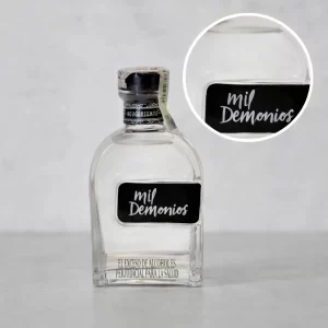 Mini Botella de Aguardiente Mil Demonios de 50mL - Miniatura Original - Mini Botellita de aguardiente premium - 78 Grados Deluxe