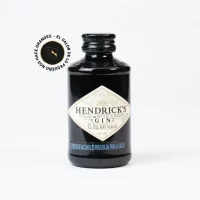 Mini Botella de Ginebra Hendricks 50mL – Miniatura Original – Mini Botellita de ginebra – 78 Grados Deluxe