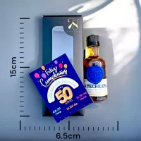 Mini Botella de Ron La Hechicera de 50mL – Miniatura Original – Mini Botellita de ron premium – 78 Grados Deluxe