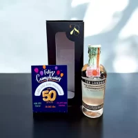 Mini Botella de Ginebra The London N1 50mL – Miniatura Original – Mini Botellita de ginebra london – 78 Grados Deluxe