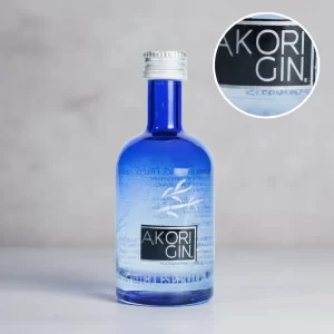 Mini Botella de Ginebra Akori Gin 50ml - Licor premium con inspiración oriental, elaborada en España con una fusión única de botánicos tradicionales y exóticos