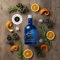 Mini Botella de Ginebra Akori Gin 50ml – Licor premium con inspiración oriental, elaborada en España con una fusión única de botánicos tradicionales y exóticos