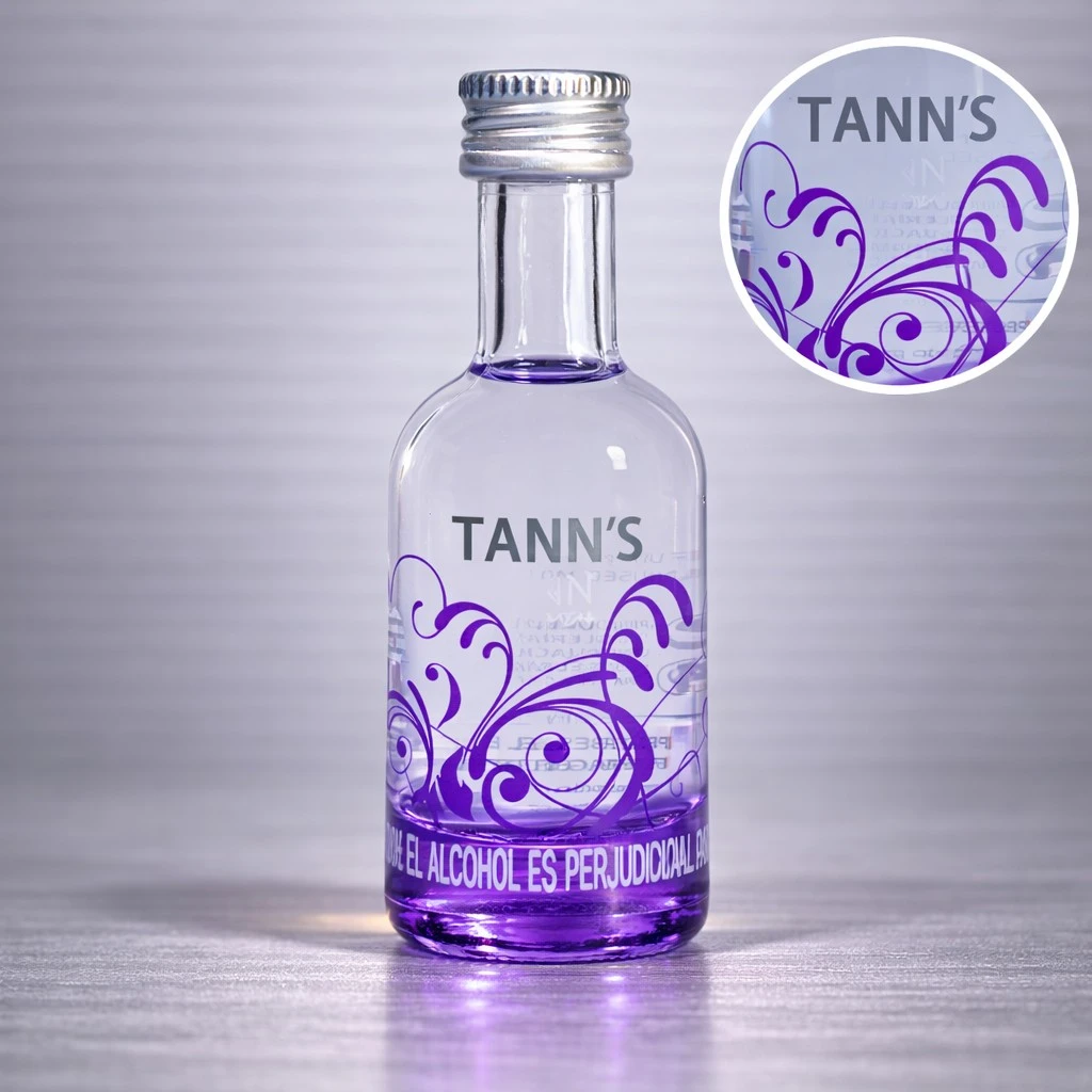 Mini Botella de Ginebra Tanns 50mL - Miniatura Original - Mini Botellita de ginebra española - 78 Grados Deluxe