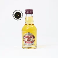 Mini Botella de Whisky Chivas 12 años de 50mL – Miniatura Original – Mini Botellita de whisky chivas – 78 Grados Deluxe