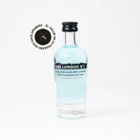 Mini Botella de Ginebra The London N1 50mL – Miniatura Original – Mini Botellita de ginebra london – 78 Grados Deluxe
