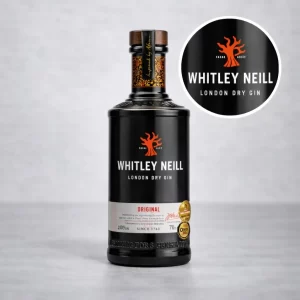 Mini Botella de Whitley Neill Original 50mL - Miniatura Original - Mini Botellita de ginebra Whitley - 78 Grados Deluxe
