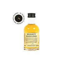 Mini Botella de Whisky Monkey Shoulder 50mL – Miniatura Original – Mini Botellita de whisky – 78 Grados Deluxe