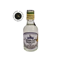 Mini Botella de Tequila Campo Azul Selecto Blanco 50mL – Miniatura Original – Mini Botellita de tequila – 78 Grados Deluxe