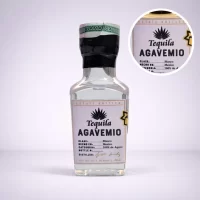 Mini Botella de Tequila Agavemio Blanco 50mL - Miniatura Original - Mini botella de tequila collecionable - 78 Grados Deluxe