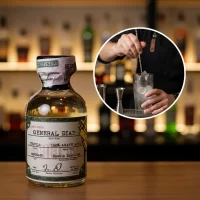 Mini Botella de Tequila General Diaz Reposado 50mL – Miniatura Original – Mini botella de tequila collecionable – 78 Grados Deluxe