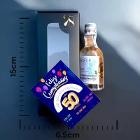 Mini Botella de Tequila Nock Blanco 50mL – Miniatura Original – Mini botella de tequila collecionable – 78 Grados Deluxe