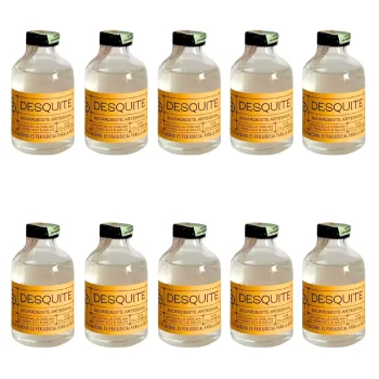 Mini botellas de licor Aguardiente Desquite (50ml) al por mayor. Botellitas en miniatura al por mayor pack de 10 unidades en Colombia, Bogota, Medellín, Cali, Barranquilla, Bucaramanga, Villavicencio, Santander, Cartagena, Tunja, Boyaca.