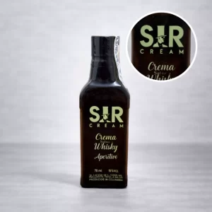 Mini Botella de Crema de Whisky Sir Cream 70mL - Miniatura Original - Mini Botellita coleccionable de crema de whisky - 78 Grados Deluxe