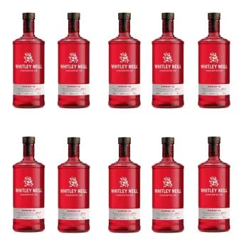 Mini botella Mini botella Ginebra Whitley Neill Raspberry Gin 50mL al por mayor - Es una destilación extraordinaria que eleva el estándar de la ginebra con su vibrante y seductor perfil de sabor. Con una cuidadosa selección de ingredientes, incluyendo enebro, semilla de cilantro, corteza de casia, raíz de orris, raíz de angélica, orozuz, naranja dulce, limón y la distintiva naranja de Sicilia, esta ginebra ofrece una experiencia sensorial incomparable. El color transparente de la mini botella de Ginebra Whitley Neill Blood Orange Gin anticipa la frescura y vitalidad que se encuentra en cada sorbo. Al acercarla a la nariz, los aromas cítricos y sabrosos emergen de forma limpia, invitando a un viaje sensorial único. Al probar esta ginebra, se despliega un estallido de sabor dulce proveniente de las naranjas sanguinas sicilianas, ofreciendo una experiencia suave y burbujeante que deleita el paladar con cada sorbo. La combinación de ingredientes seleccionados con precisión garantiza un equilibrio perfecto entre lo dulce y lo cítrico, creando una armonía de sabores que perdura en el paladar.