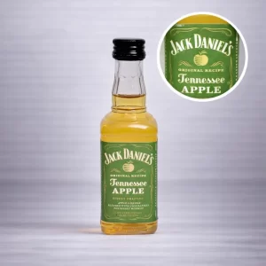 Mini Botella de Whisky Jack Daniels Apple 50ml - Miniatura Original - Mini Botellita de whisky coleccionable - 78 Grados Deluxe