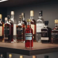 Mini botella de Campari – Miniatura de 50mL – Licor Italiano en versión mini – 78 Grados Deluxe