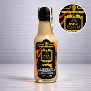 Mini Botella de Borojo Monje Nikolay 50mL - Miniatura Original - Mini Botellita coleccionable de borojó colombiano - 78 Grados Deluxe