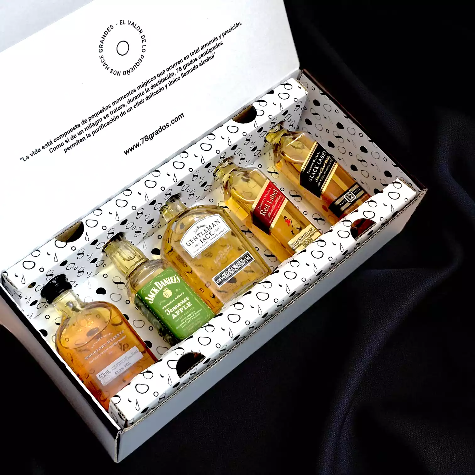 Caja de Regalo Premium con Whisky, Tequila, Aguardiente, Ginebra y Vodka (8) (10)-min