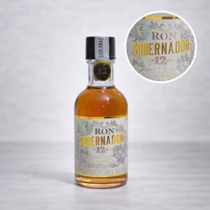 Mini Botella de Ron Gobernador de 50mL - Miniatura Original - Mini Botellita de ron colombiano - 78 Grados Deluxe