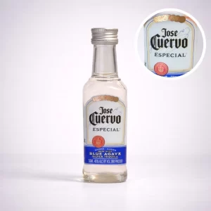 Mini Botella de Tequila Jose Cuervo Silver 50mL - Miniatura Original - Mini Botellita de tequila - 78 Grados Deluxe