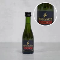 Mini Botella de Cognac Remy Martin 50mL - Miniatura Original - Mini Botellita coleccionable de cognac - 78 Grados Deluxe