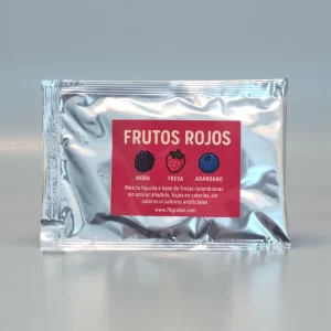 Bases para cocteles - Frutos Rojos (uchuva, manzana, piña, mango, fresa y mora) 100% natural y sin conservantes - Sachet premium - 78 Grados Deluxe