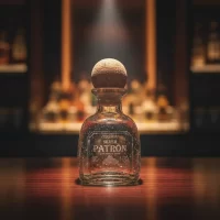 Mini Botella Tequila Patron Silver 50mL