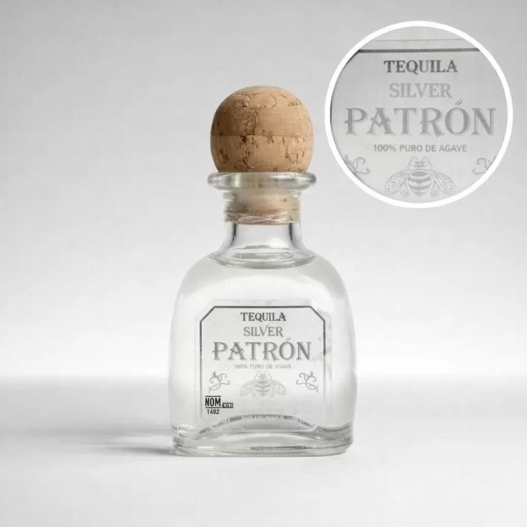 Mini Botella Tequila Silver Patrón