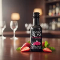 Mini Botella de Tequila Rose Strawberry de 50 (mL) IMPORTADA- Botellita de licor en miniatura – Minibotella de Tequila Rose – Licor Original – 78 Grados