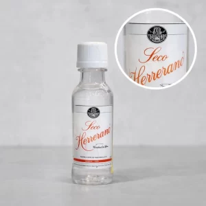 Mini Botella de Aguardiente Seco Herrerano 50mL - Miniatura Original - Mini Botellita de aguardiente panameño - 78 Grados Deluxe