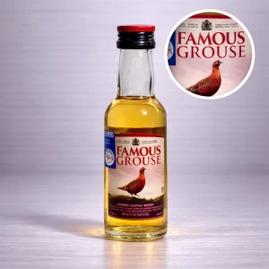 Mini Botella de Whisky Red Label 50mL - Miniatura Original - Mini Botellita de whisky coleccionable - 78 Grados Deluxe