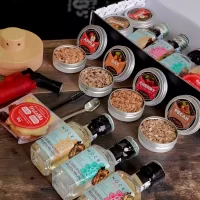 Descubre el Kit para Ahumar Tequila Nock con tequila Blanco, Reposado y Añejo. Incluye ahumador, soplete, astillas aromáticas y caja premium personalizada.